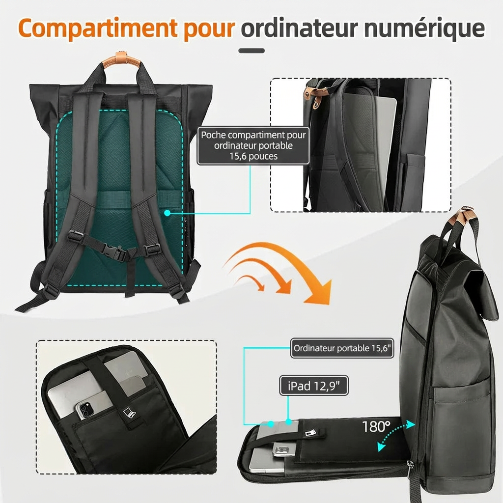 Détails du tissu Oxford imperméable du sac
