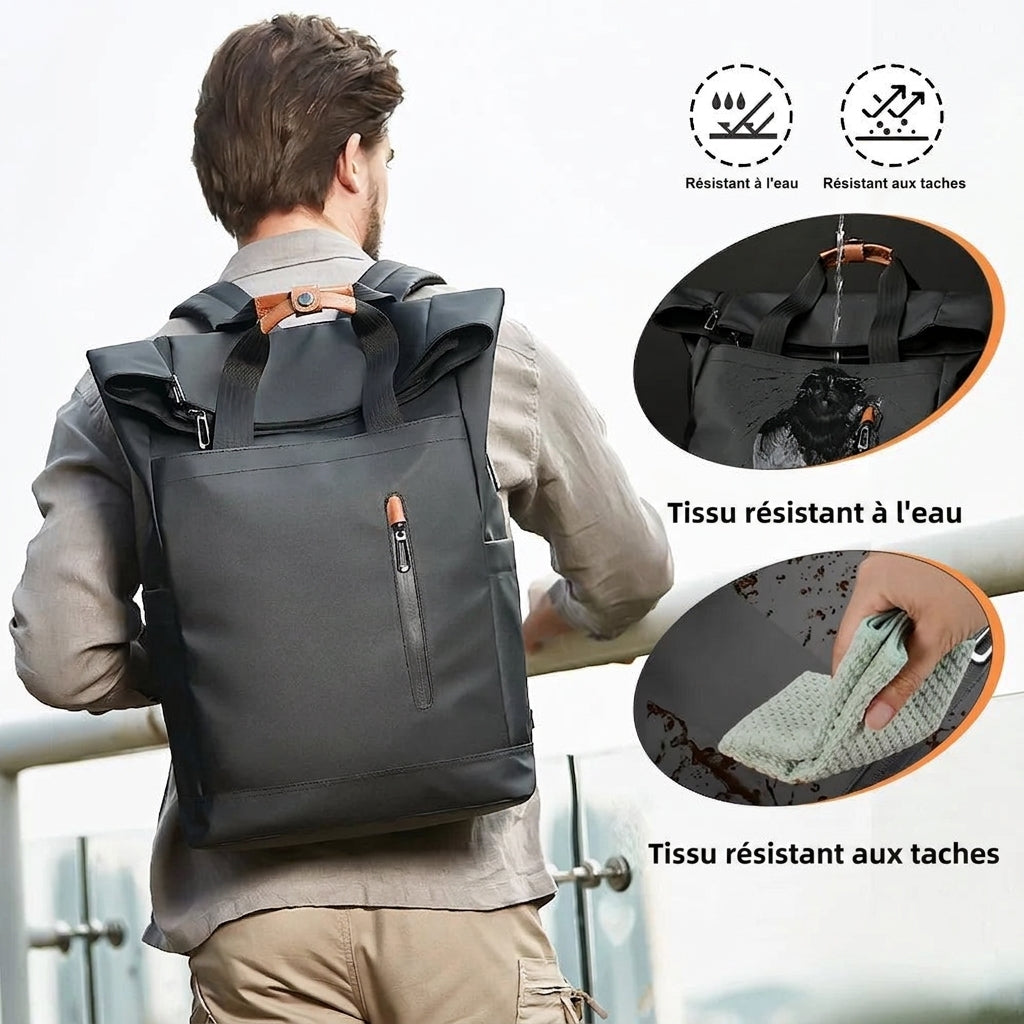 Caractéristiques du sac à dos roll top imperméable