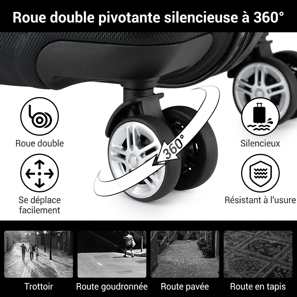 Dimensions et caractéristiques de la valise cabine souple