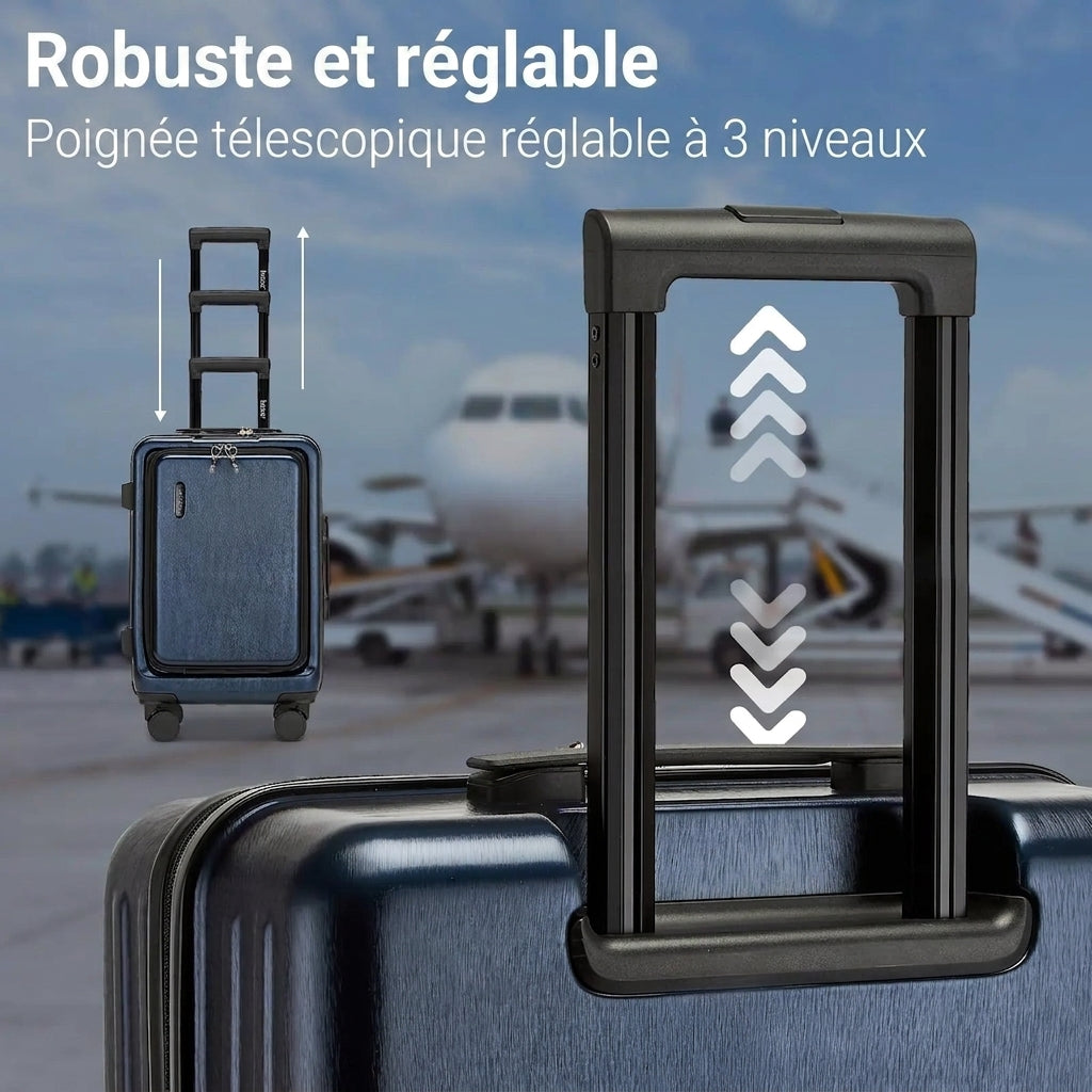 Poignée télescopique de la valise soute