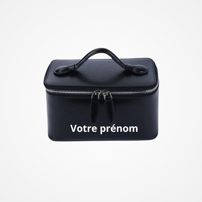 Trousse de toilette en cuir vue de face