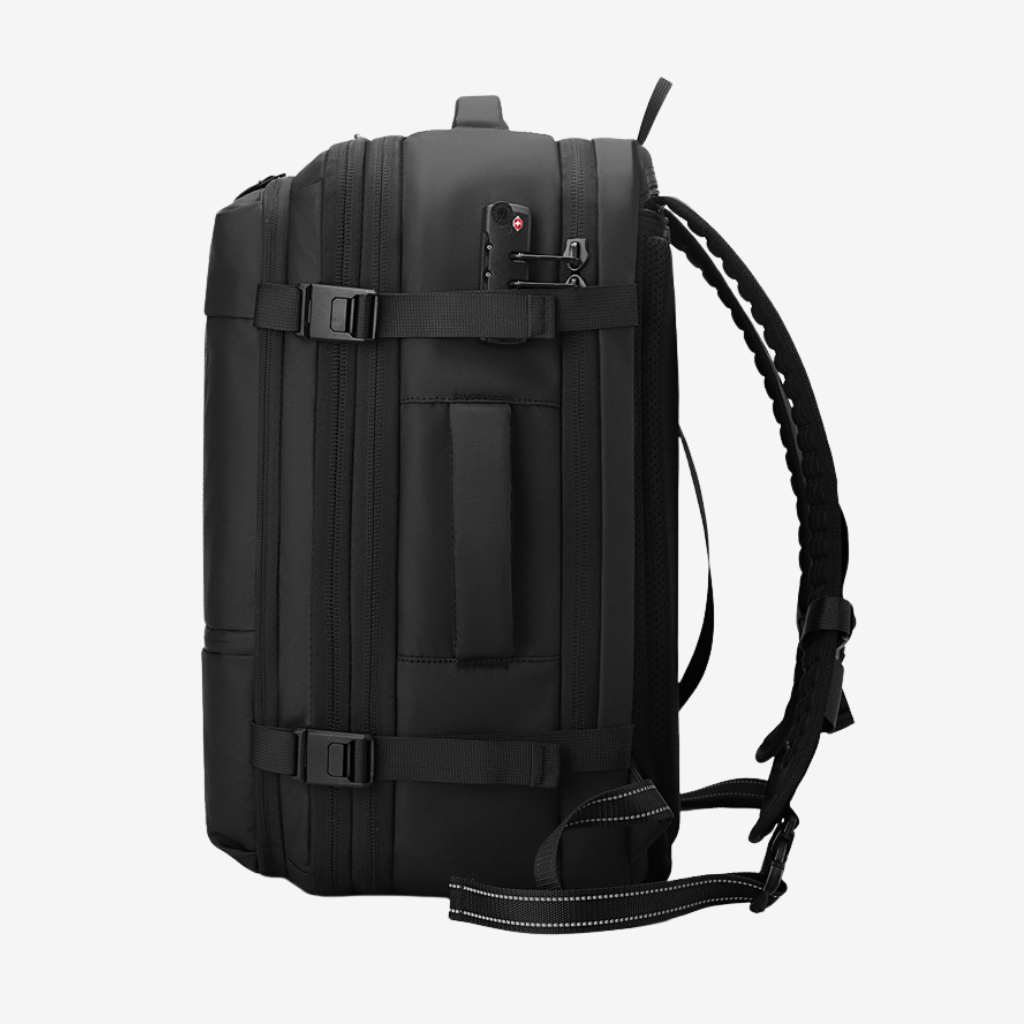 Système de compression sous vide du sac à dos cabine