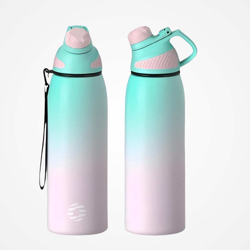 Bouteille isotherme en acier inoxydable 1 litre