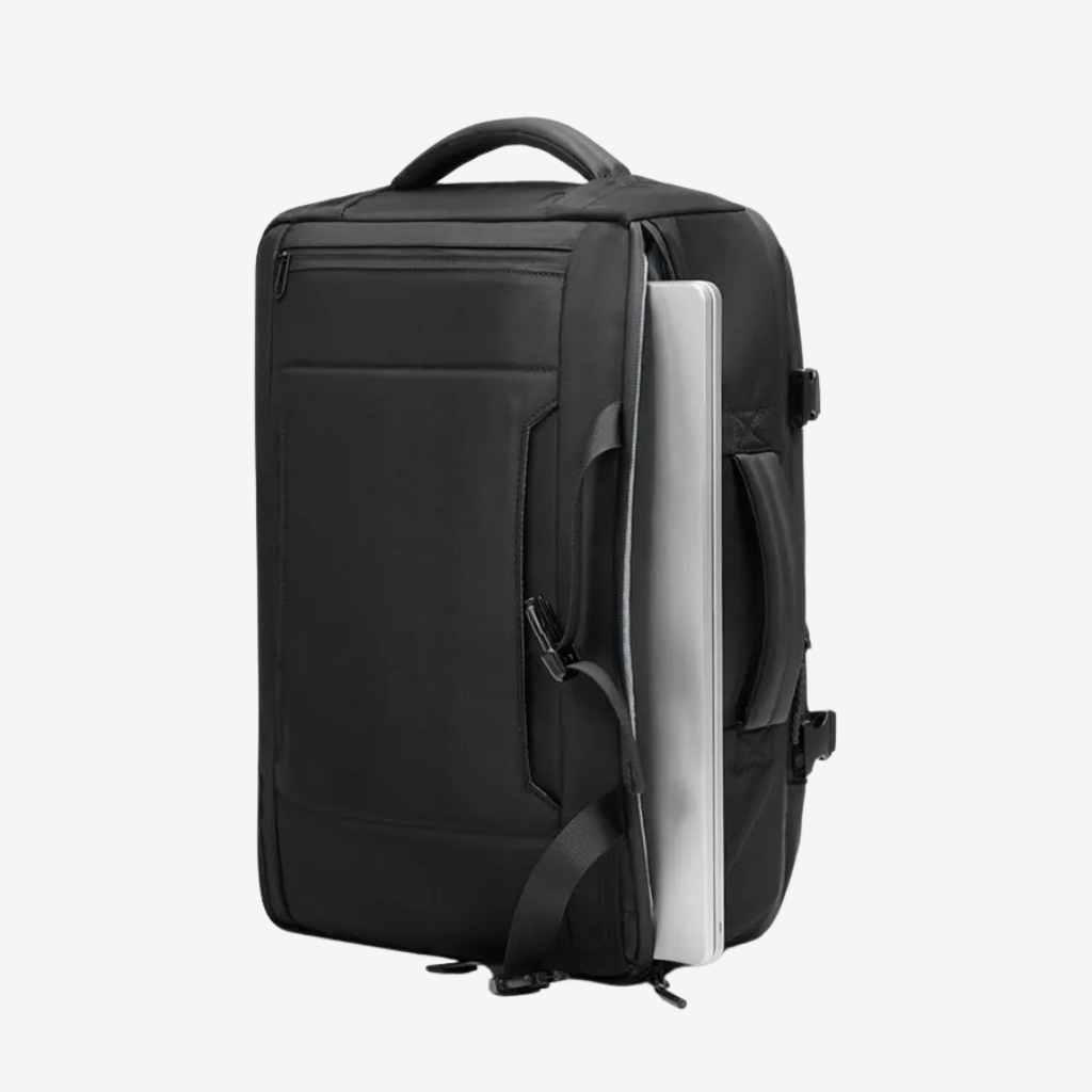Sac de voyage compressible, vue de profil