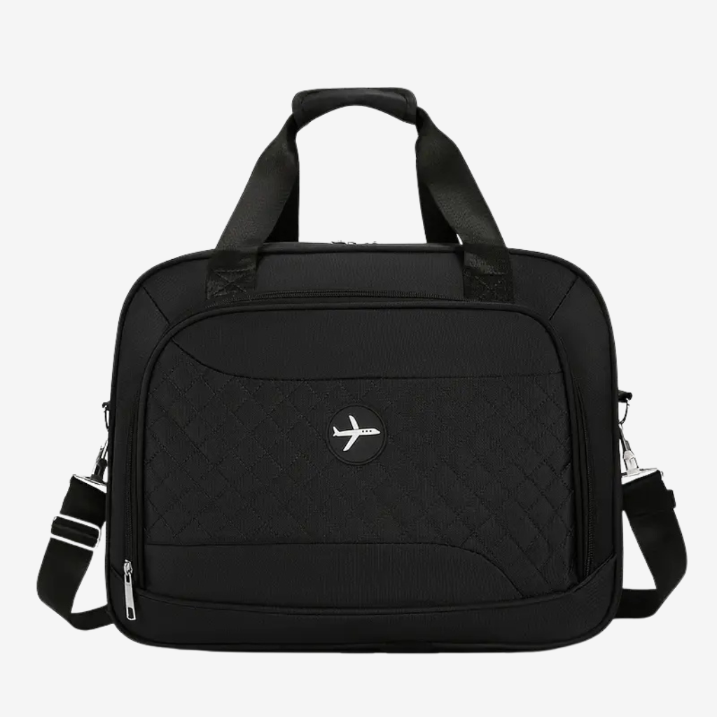 Détail de la bandoulière ajustable du sac cabine