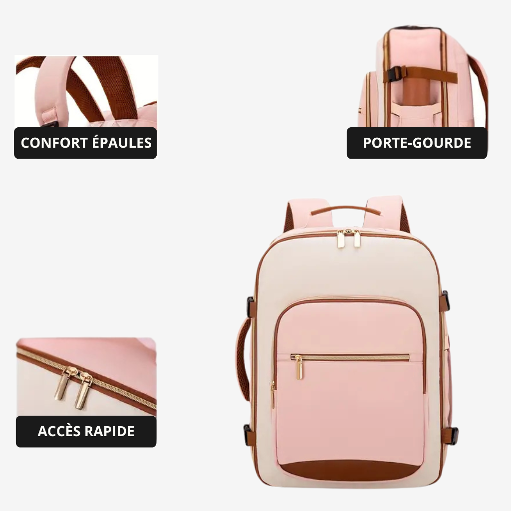 Compartiments intérieurs du sac cabine