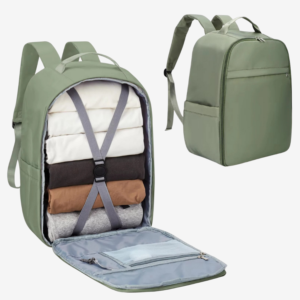 Sac cabine compact glissé sous le siège de l'avion