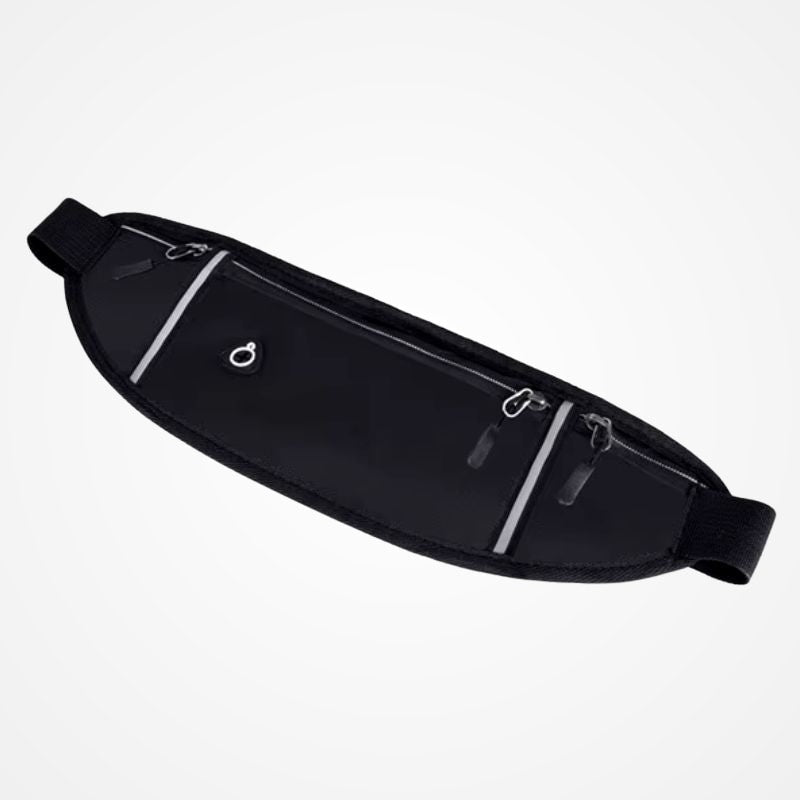 Poche zippée dissimulée de la ceinture antivol