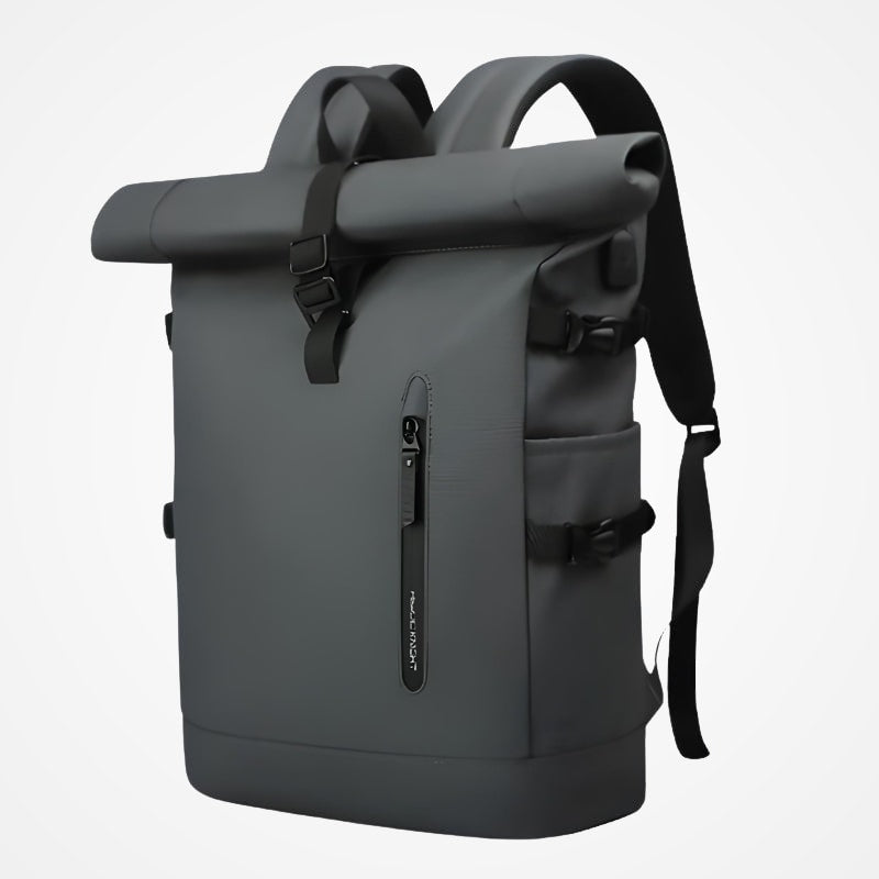 Sac à dos roll top présenté en plusieurs coloris
