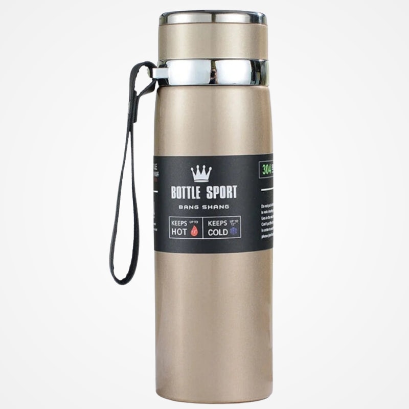 Thermos en inox avec filtre à thé intégré