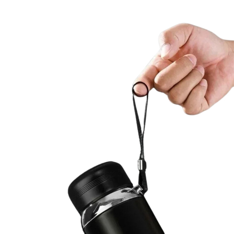 Bouteille isotherme utilisée en déplacement