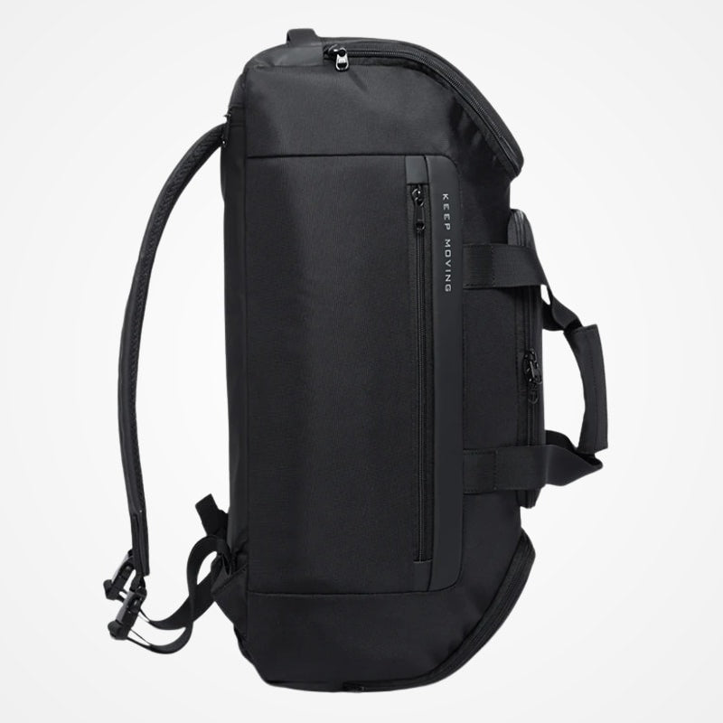 Compartiment principal ouvert du sac convertible