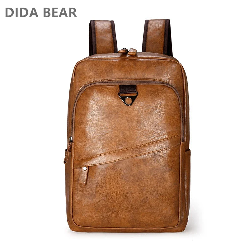 Compartiment ordinateur du sac à dos en cuir