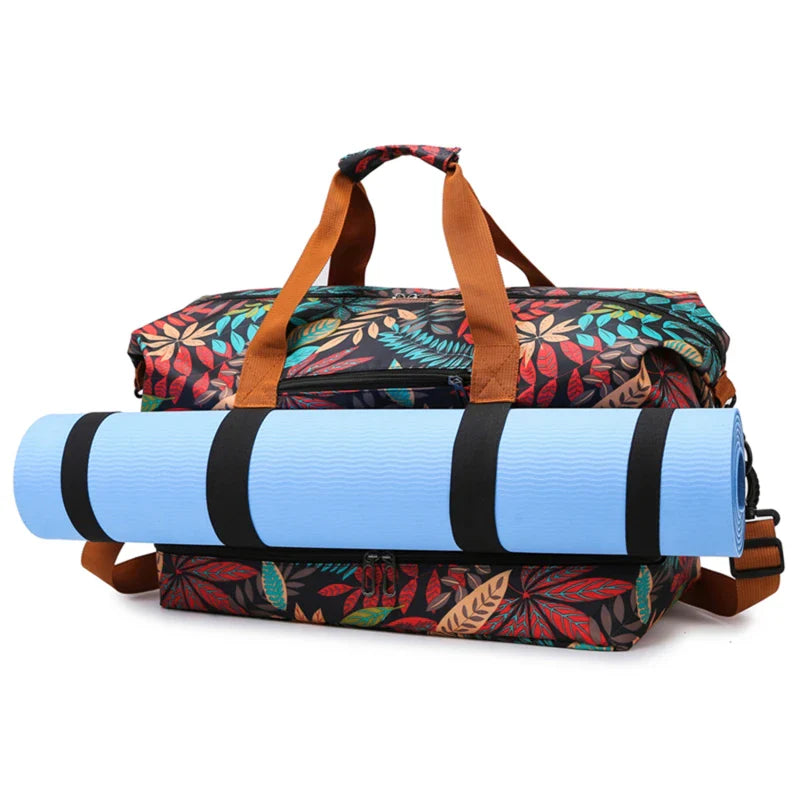 Compartiment zippé du sac bandoulière de voyage
