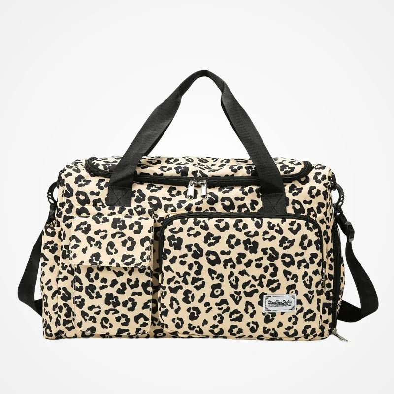 Sac de voyage femme motif léopard, vue principale