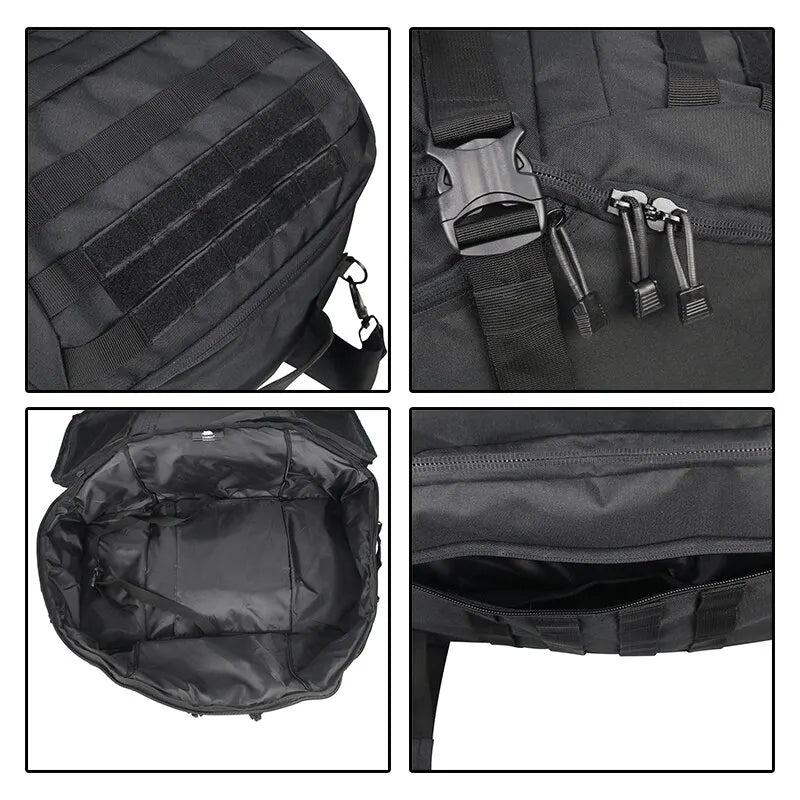 Sac de voyage 80 litres chargé pour un long séjour