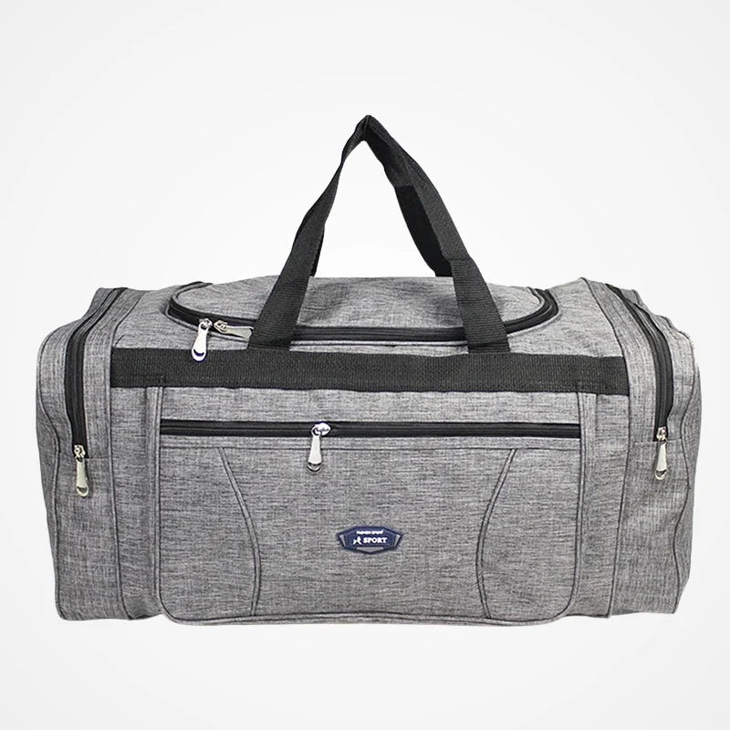 Sac de sport et de voyage en tissu Oxford vue de face
