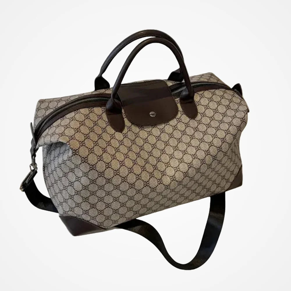 Sac de voyage femme en PU coloris kaki vue principale
