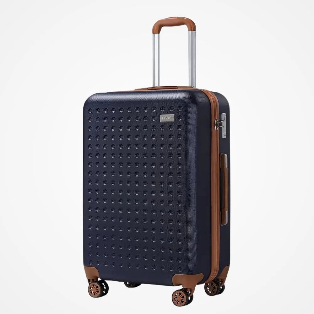 Valise rigide coloris bleu