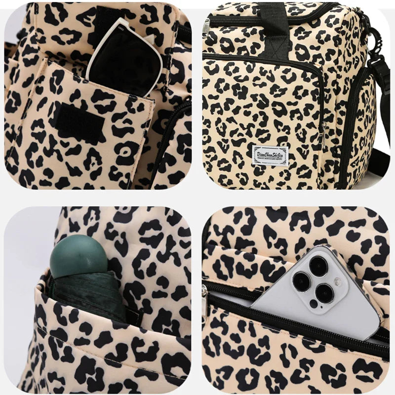 Coloris disponibles du sac léopard