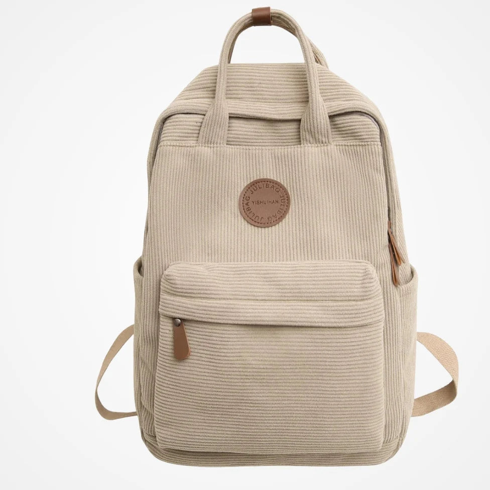 Sac à dos femme en velours style vintage