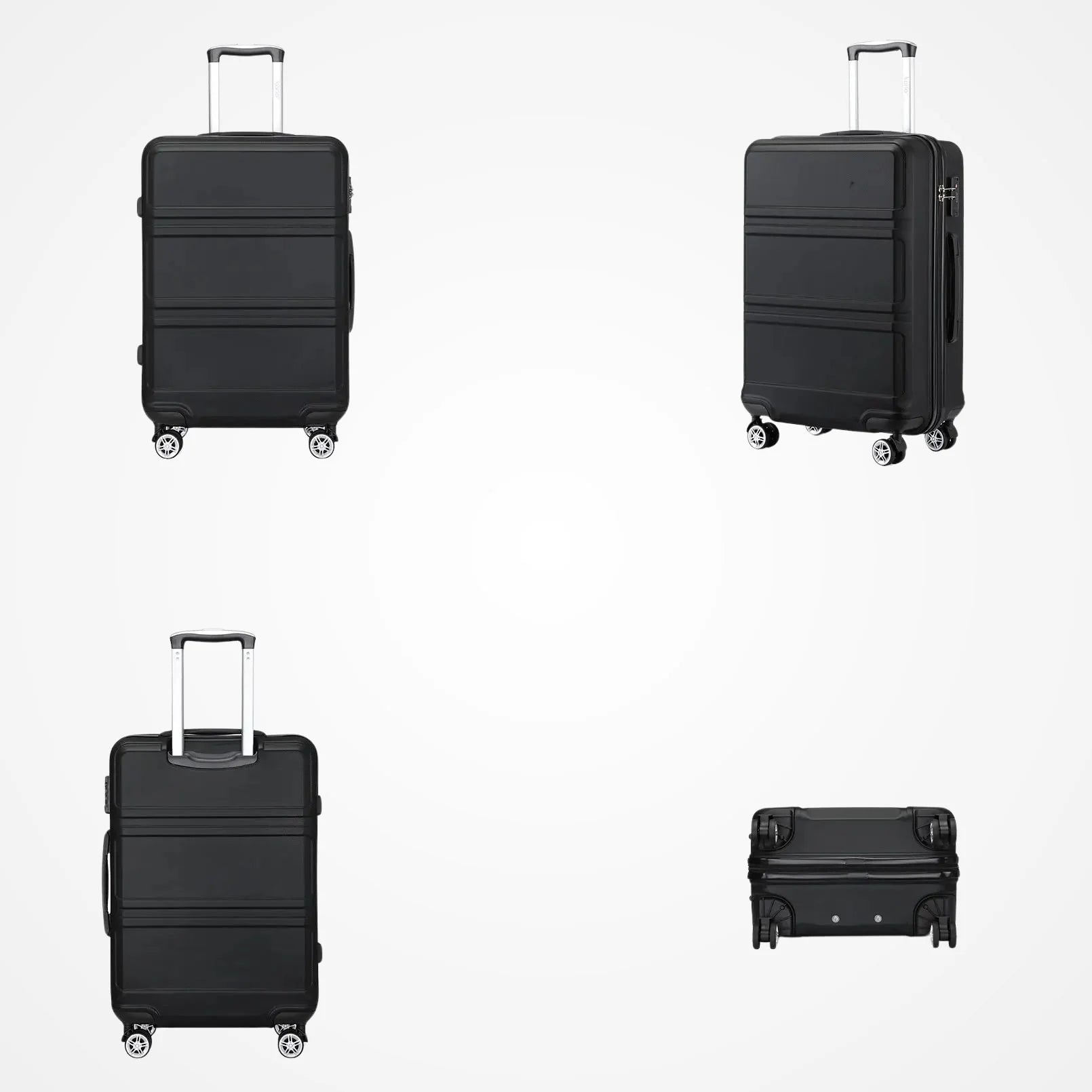 Détail de la toile de la valise souple