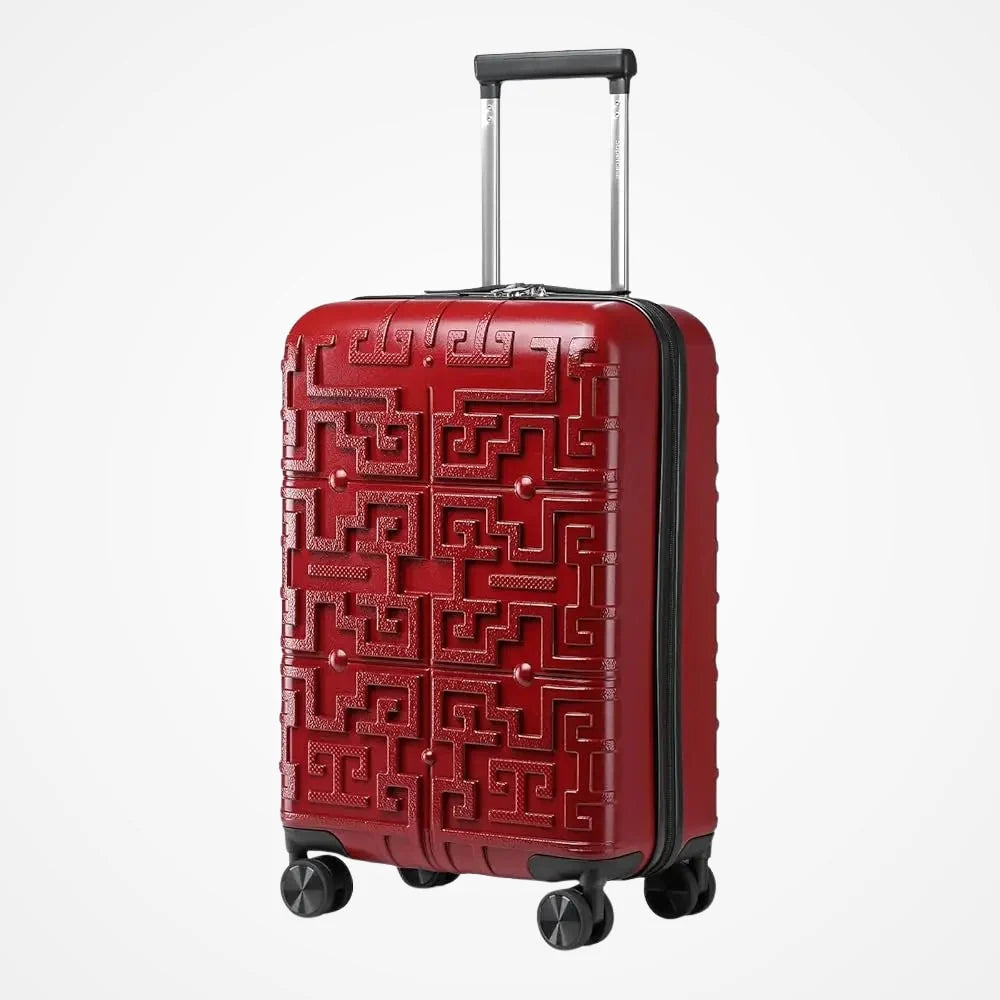 Roulettes et poignée télescopique de la valise cabine