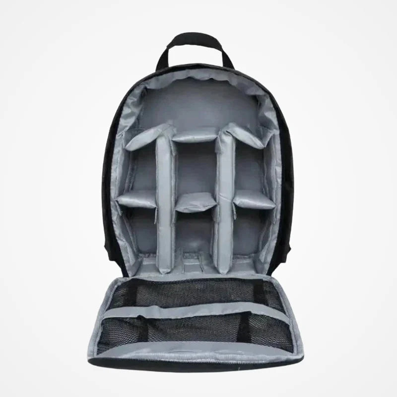 Compartiments rembourrés du sac à dos photo
