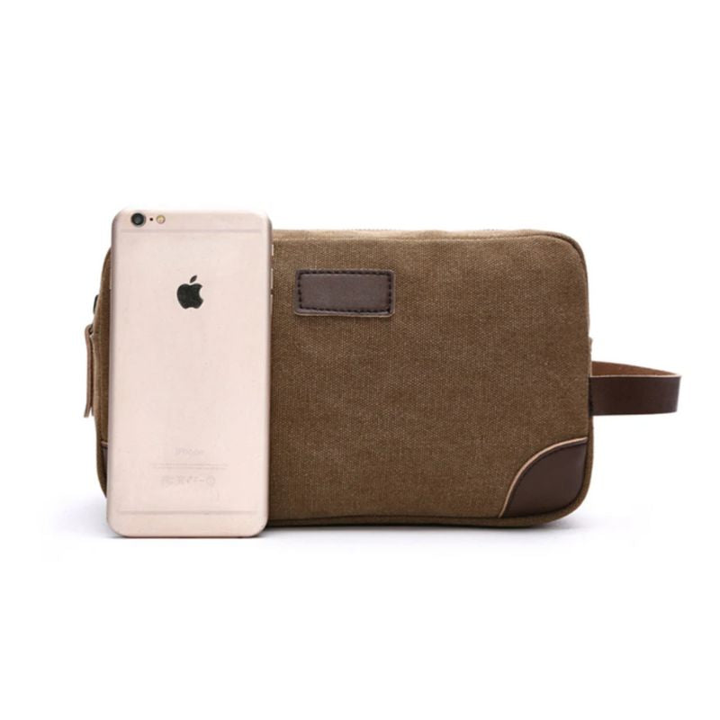 Trousse de toilette homme en tissu résistant