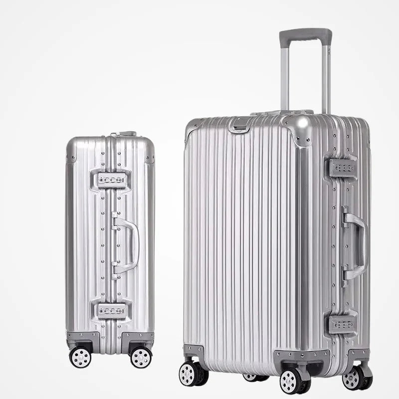 Trolley télescopique en aluminium de la valise