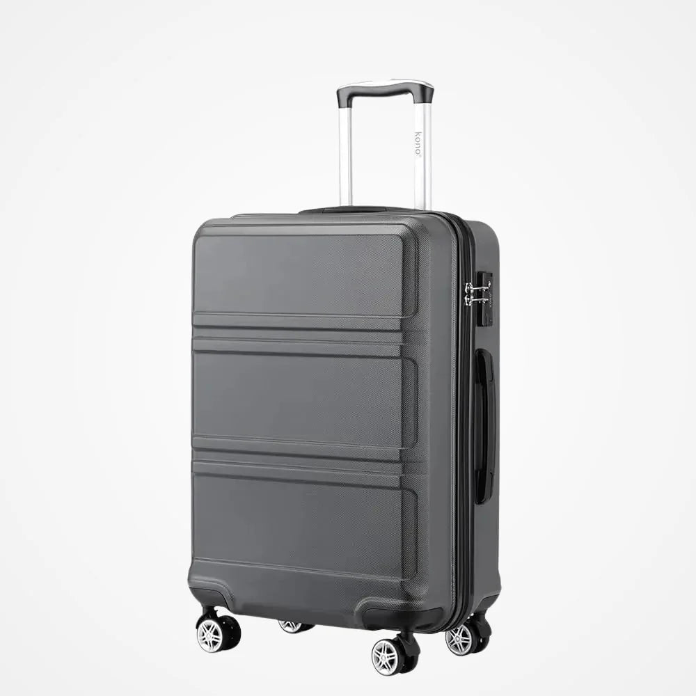 Détail de la poignée télescopique de la valise cabine