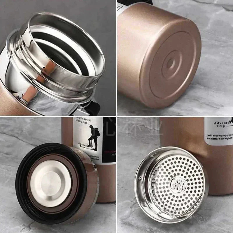 Thermos présenté en plusieurs coloris