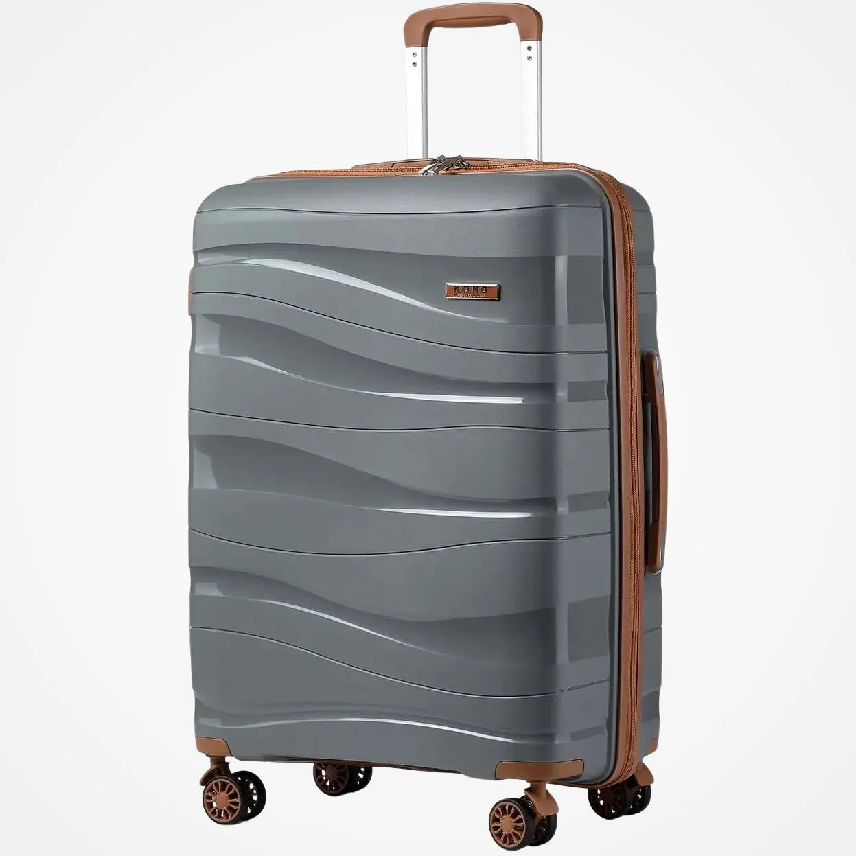 Valise rigide de soute en polypropylène, vue de face