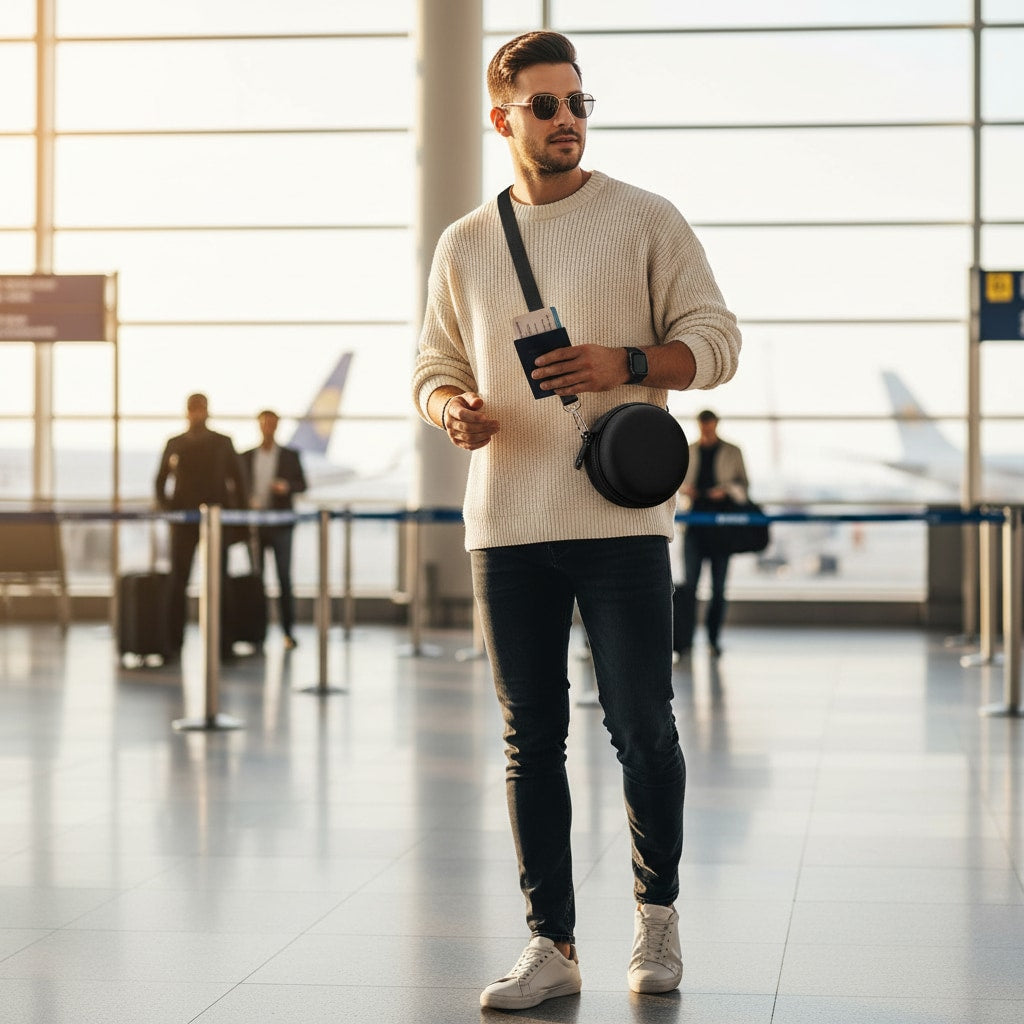 Étui pour montre utilisé en voyage