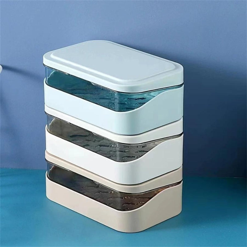 Boîte porte-savon compacte pour trousse de toilette