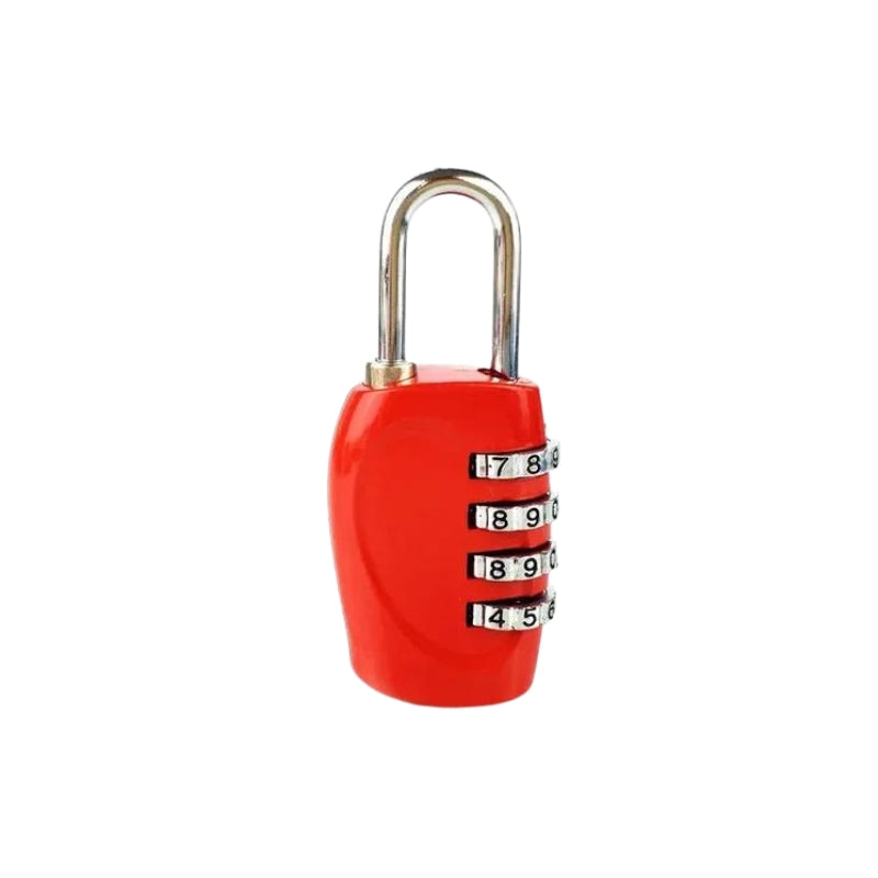 Cadenas à code verrouillant une fermeture éclair de sac