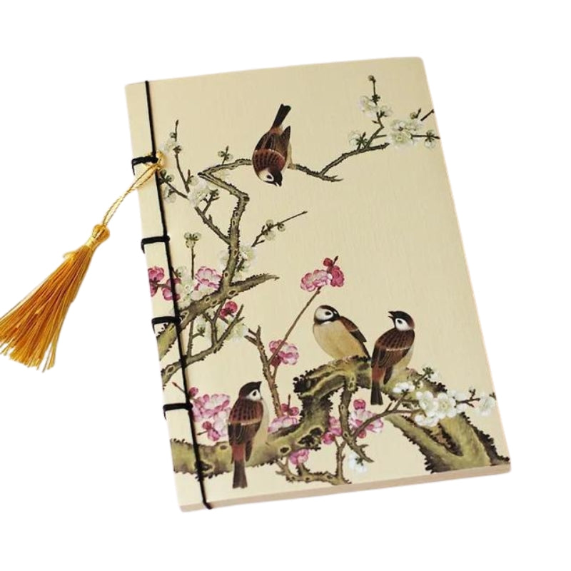 Couverture illustrée du carnet de notes japonais