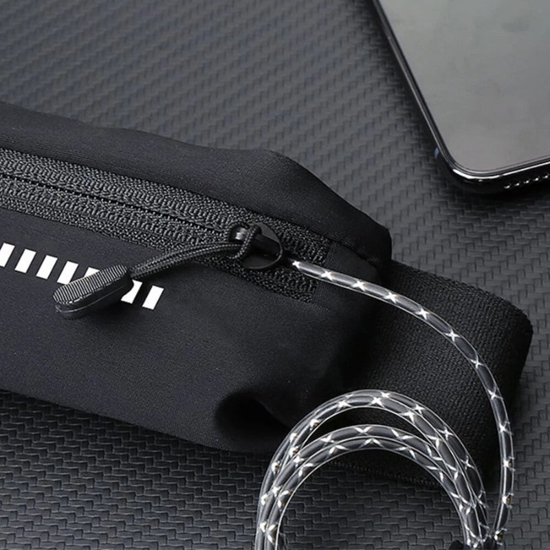 Poche zippée dissimulée de la ceinture de voyage