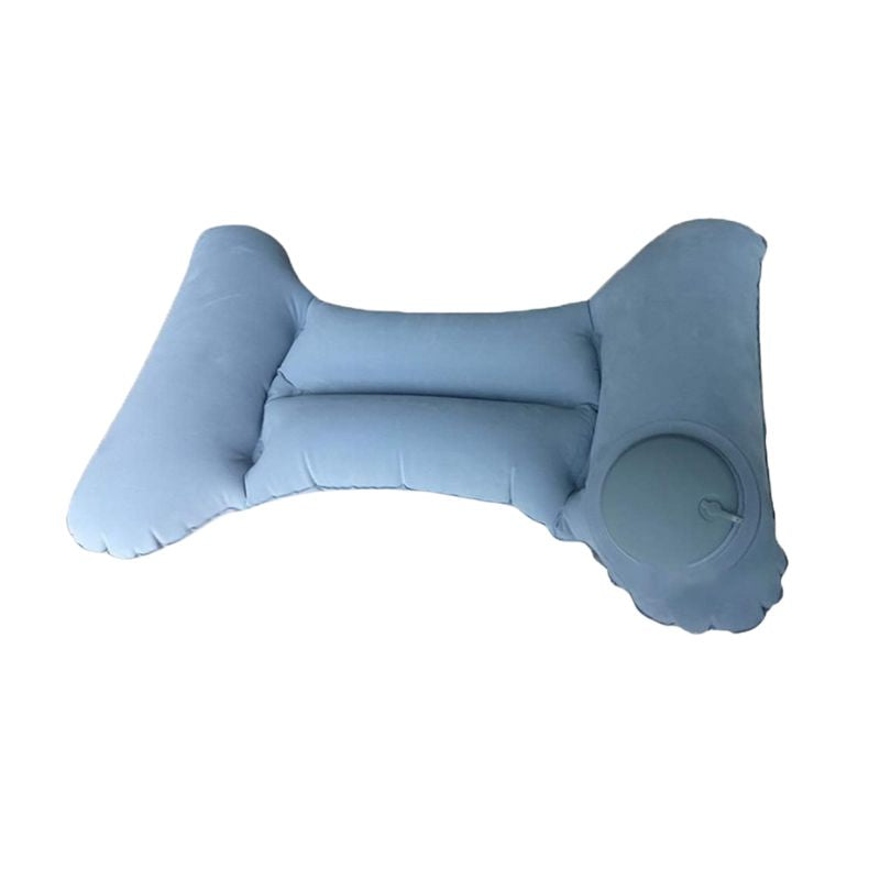 Coussin de cou gonflable en situation dans un transport
