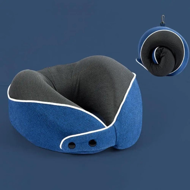 Détail du coussin de nuque pliable