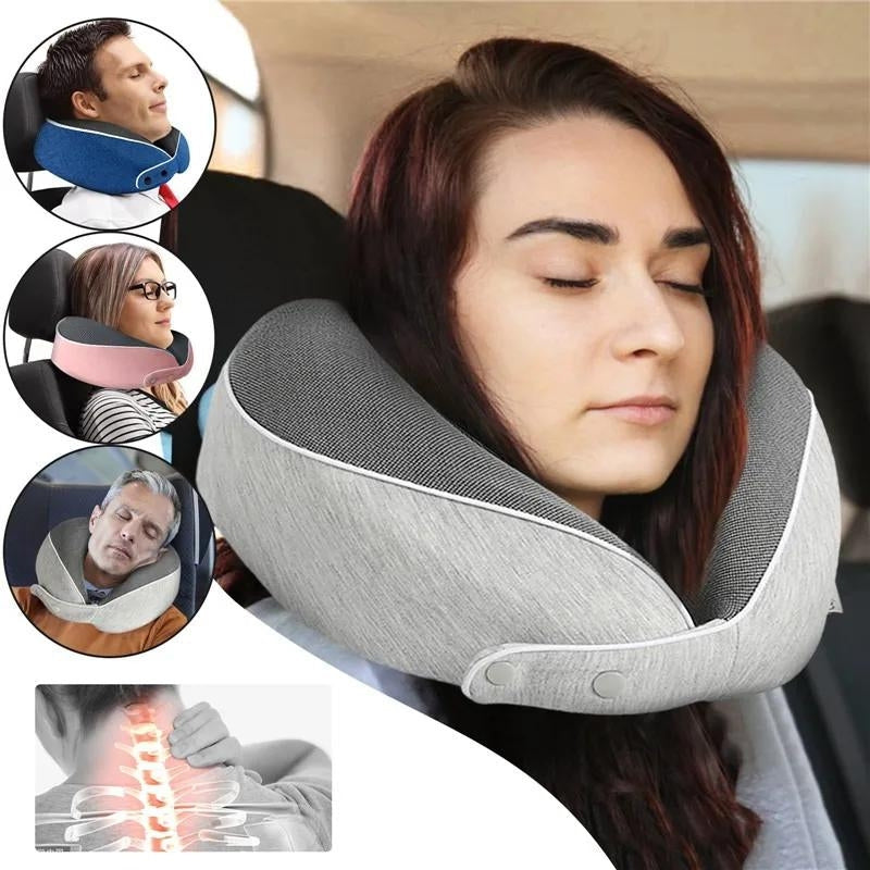 Coussin de nuque ergonomique déplié