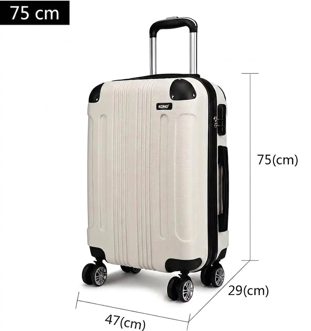 Poignée télescopique de la valise rigide