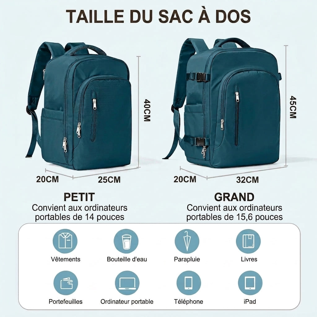 Sac à dos cabine coloris alternatif