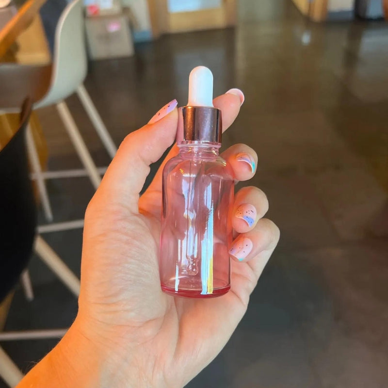 Goéland — Flacon de Voyage avec Pipette, détail de la pipette compte-gouttes