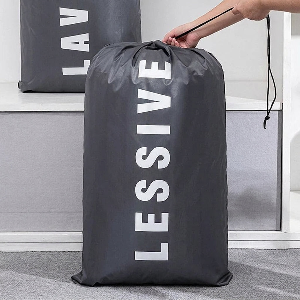 Sac à linge de voyage avec fermeture à cordon