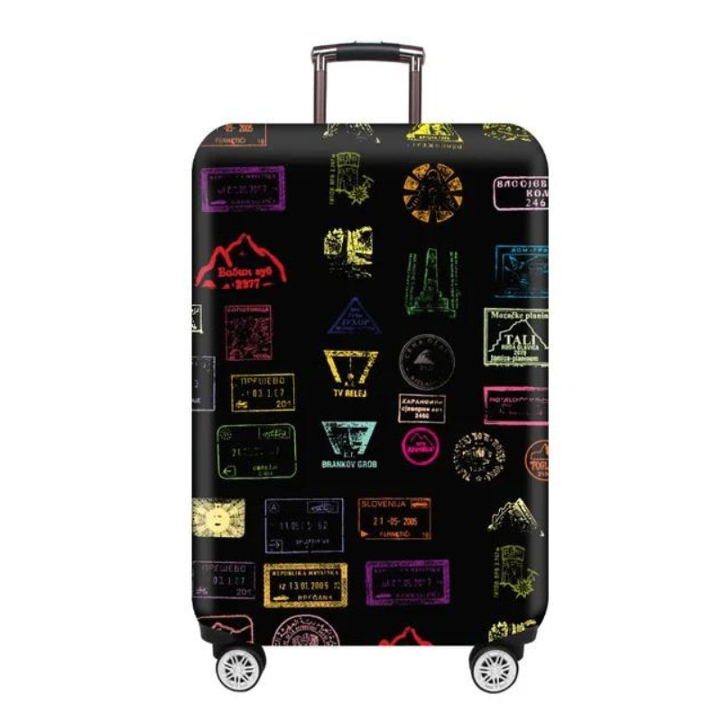 Housse de valise élastique vue de face
