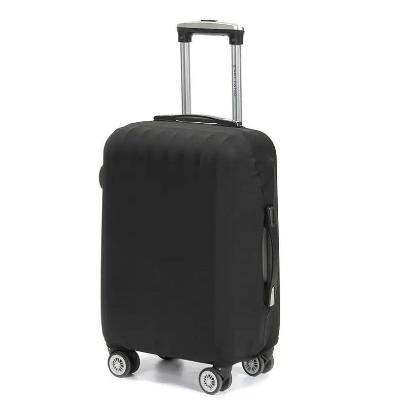 Housse de valise noire, vue de profil