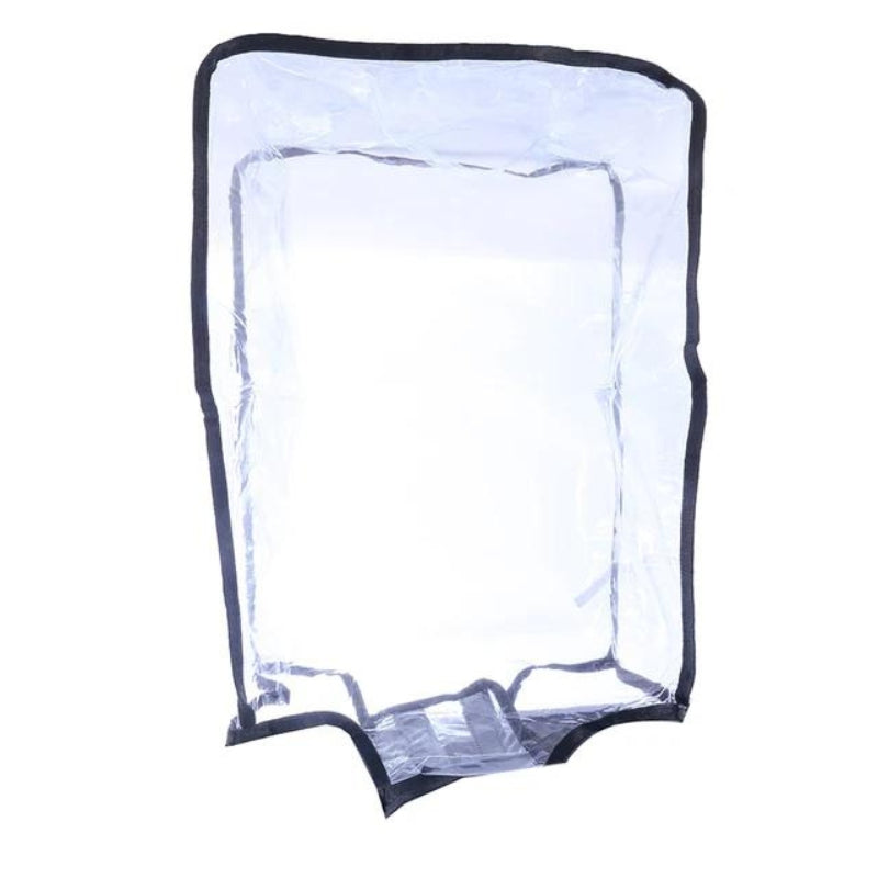 Housse de protection imperméable installée sur une valise