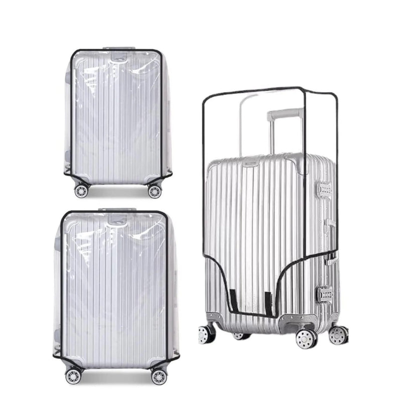 Valise avec housse imperméable, vue de face