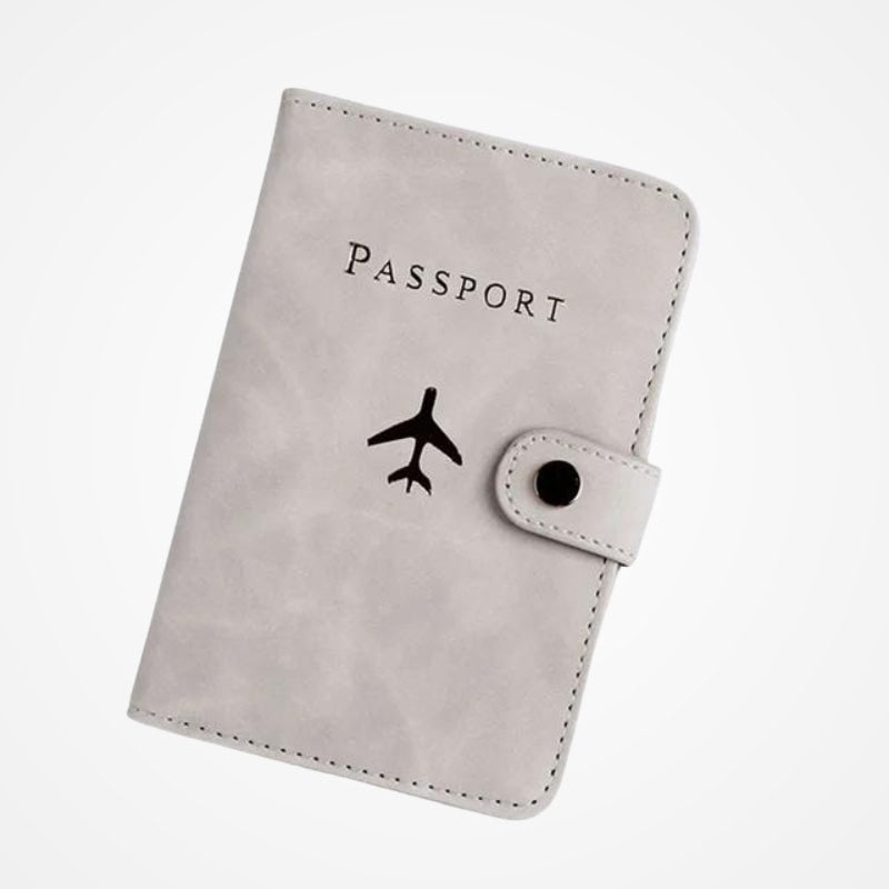 Porte-documents de voyage coloris marron